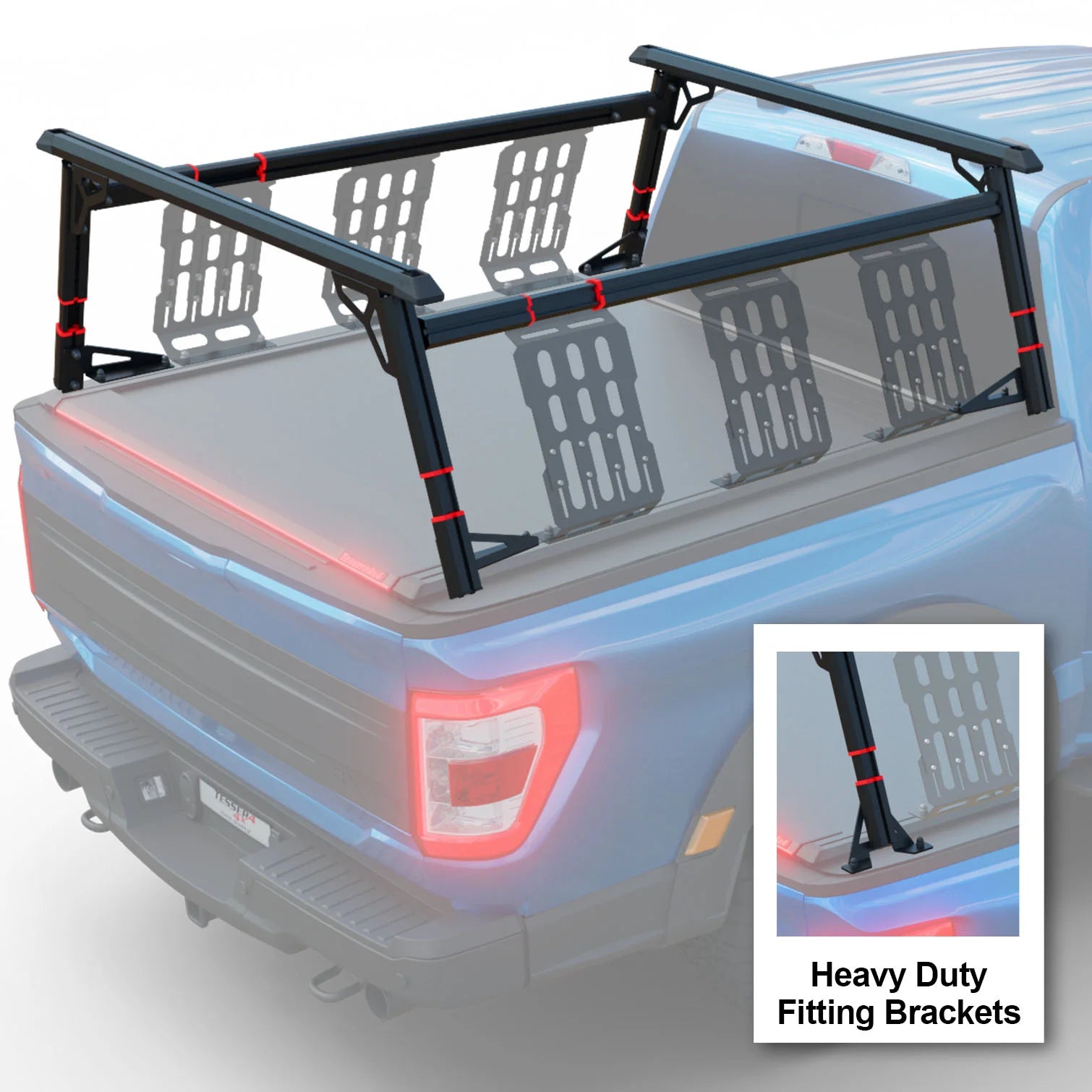 Tessera TOWER+ Ladeflächenträger Lastenträger TOW002 verstellbar black matt für US Pickup