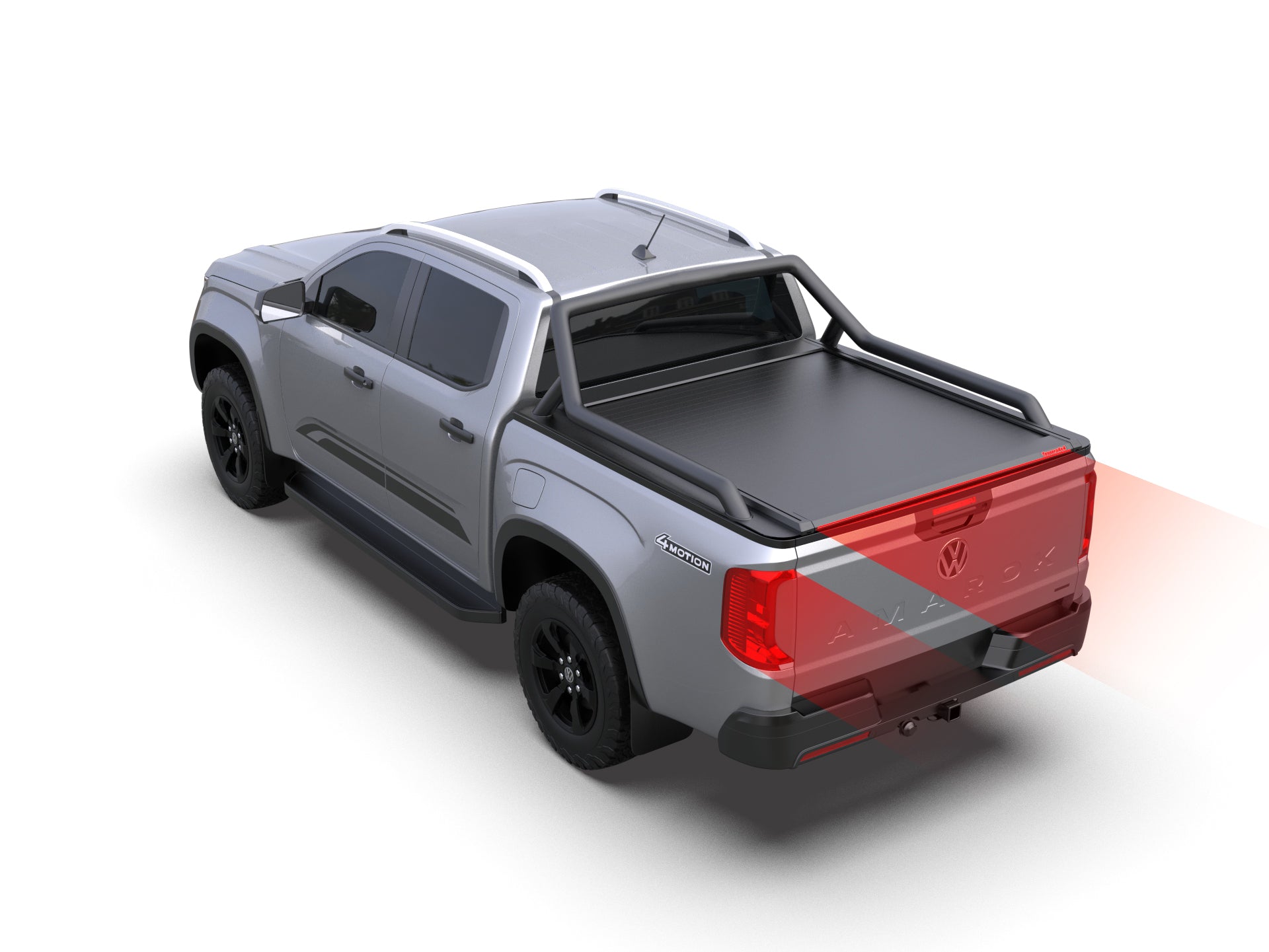 Tessera Roll+ Laderaumabdeckung "Basic" für Volkswagen Amarok PanAmericana 2023+ D/C Double Cab TESS 14012 ROLL black
