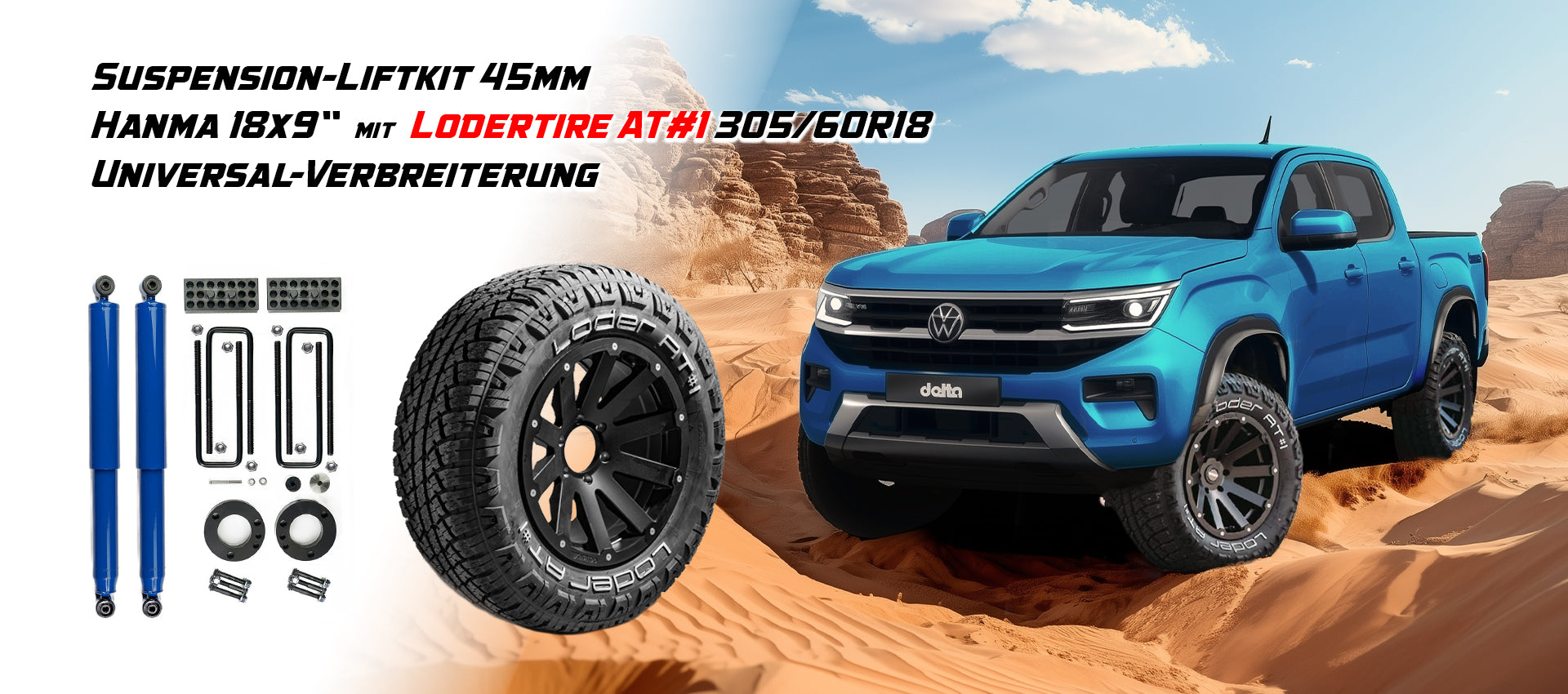BlackFriday Lil`Beast to Go Ford Ranger / VW Amarok mit Loder AT#1