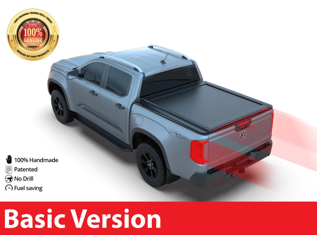 Tessera Roll+ Laderaumabdeckung "Basic" für Volkswagen Amarok 2023+ D/C Double Cab TESS 14011 ROLL black matt