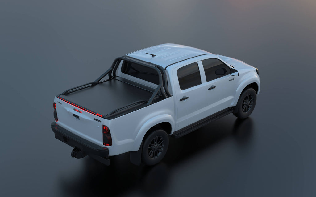 Tessera Roll+ Laderaumabdeckung "Basic" für Toyota Hilux (Vigo) '03-2005->'06-2016 D/C TESS 140 ROLL black matt