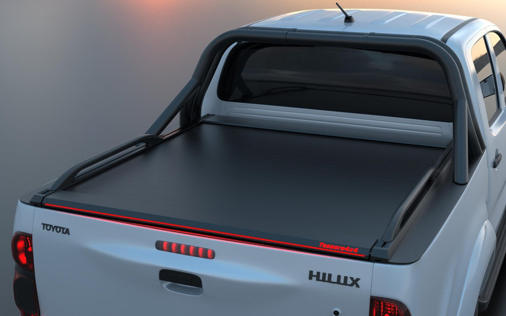 Tessera Roll+ Laderaumabdeckung "Basic" für Toyota Hilux (Vigo) '03-2005->'06-2016 D/C TESS 140 ROLL black matt