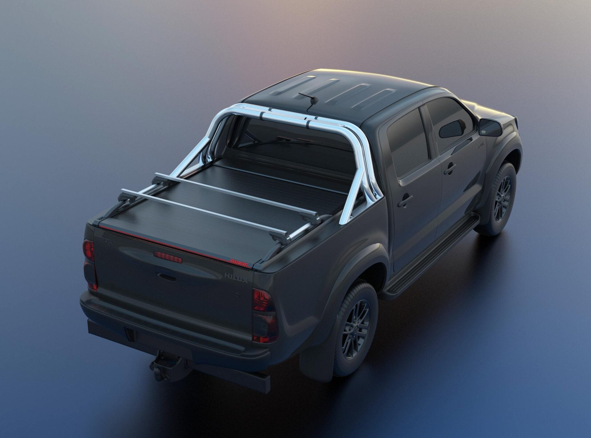 Laderaumabdeckung Tessera SE für Toyota Hilux (Vigo) '03-2005->'06-2016 D/C TESS 150 SE black matt