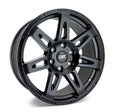 1x Komplettrad W-TEC Extreme Black Edition 20" + 265/50 (111-H) General Grabber AT3 passend für Ford Ranger (2012-2018)