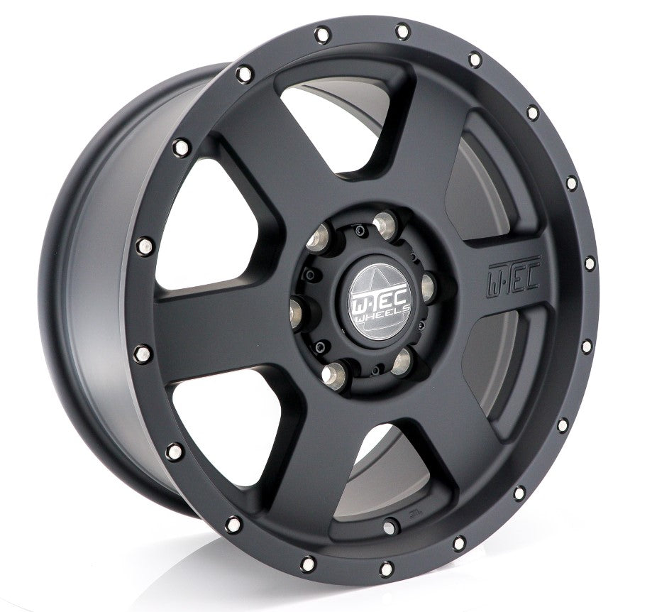 1x Komplettrad W-TEC All Terrain 17" + 255/65 (114-S) BF Goodrich All Terrain passend für Ford Ranger (2019-2022)