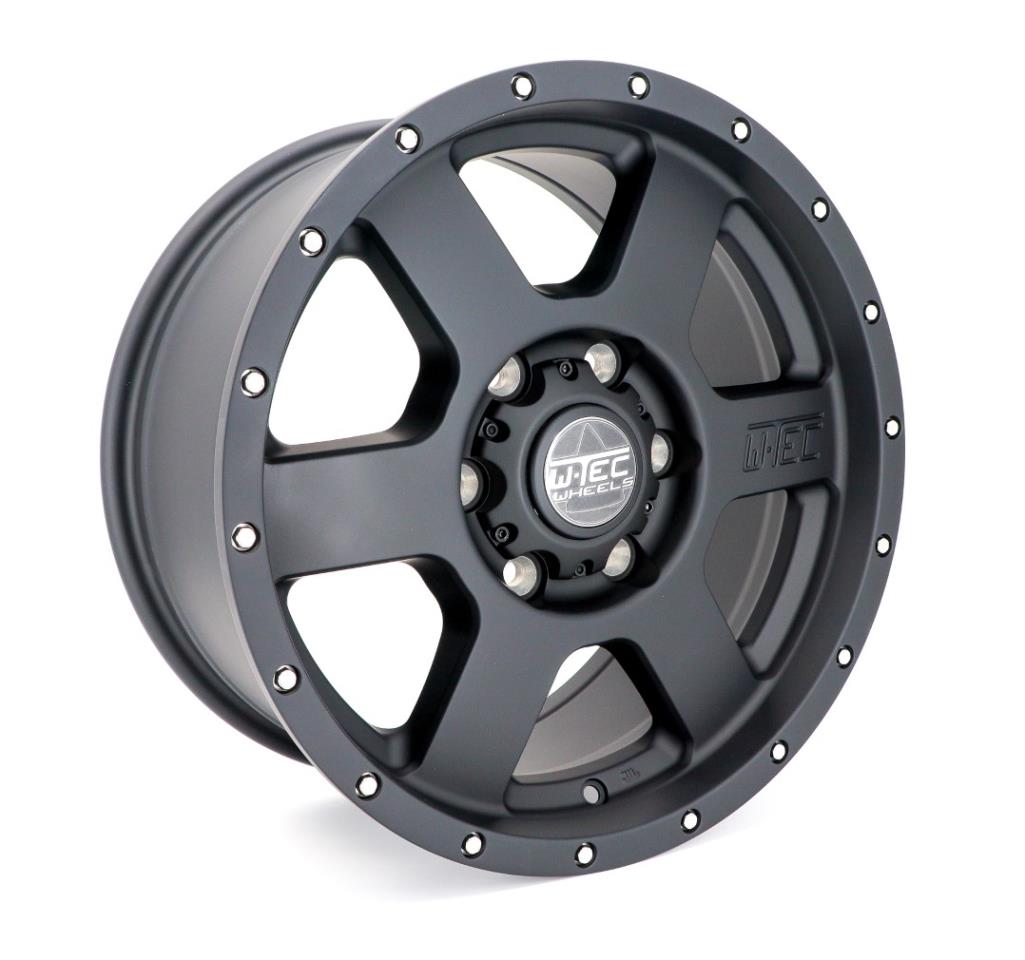 1x Komplettrad W-TEC All Terrain 17" + 285/70 (121-R) BF Goodrich All Terrain passend für Ford Ranger Raptor (2023-)