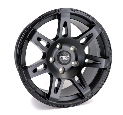 1x Alufelge W-TEC Extreme Black Edition 17" + RDKS-Sensor passend für Jeep Grand Cherokee WH (2005-2010)