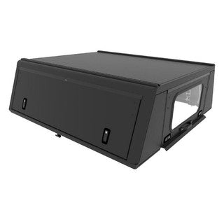 Alu-Cab Hardtop "Adventure" für Isuzu D-Max 2012-2020 Doppelkabine schwarz/glatt