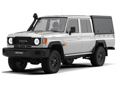 Alu-Cab Hardtop "Explorer" für Toyota Land Cruiser 79 1984+ Doppelkabine schwarz/glatt