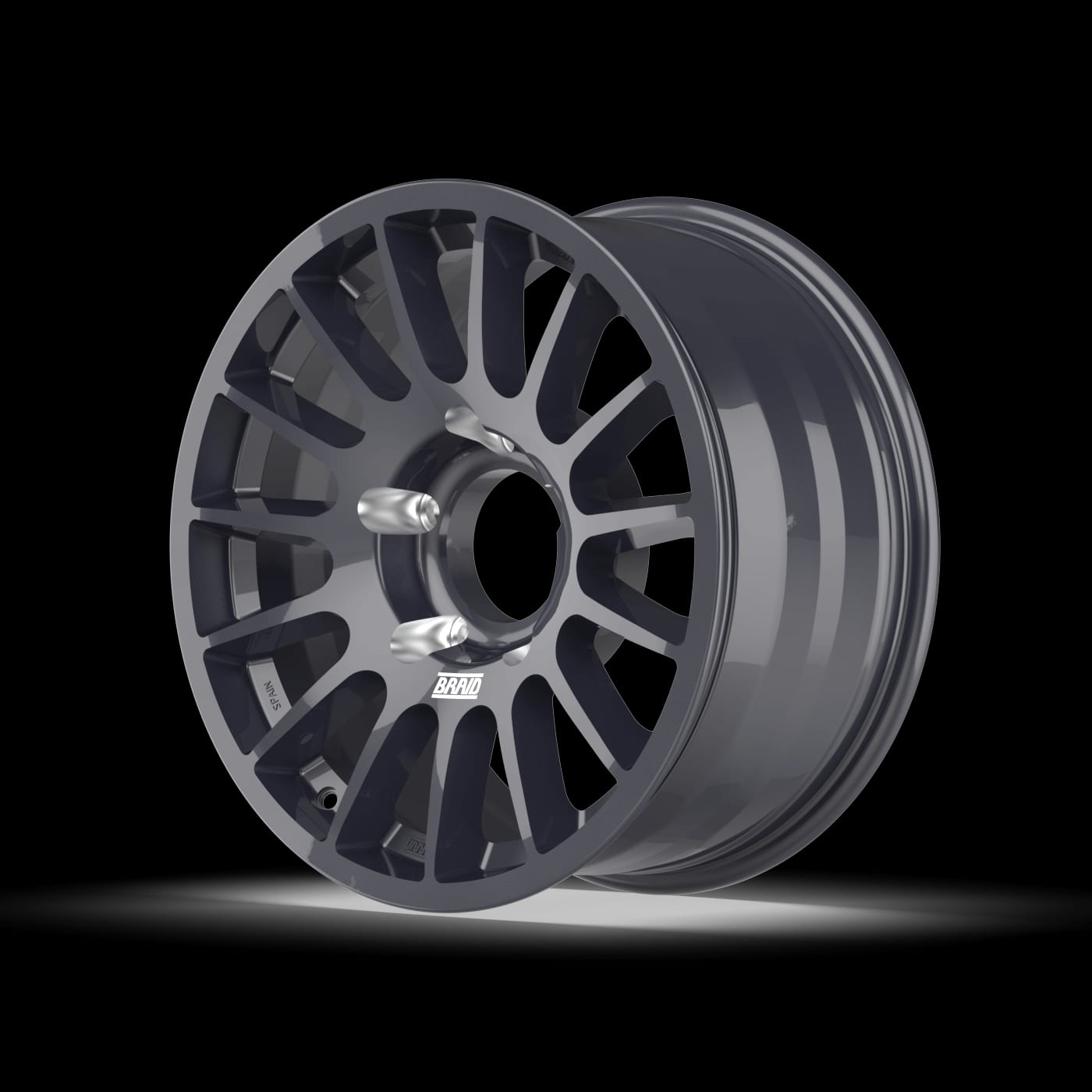 BRAID Winrace-S 17 Zoll Felge für BAW 212 in Anthrazit – Ansicht 2