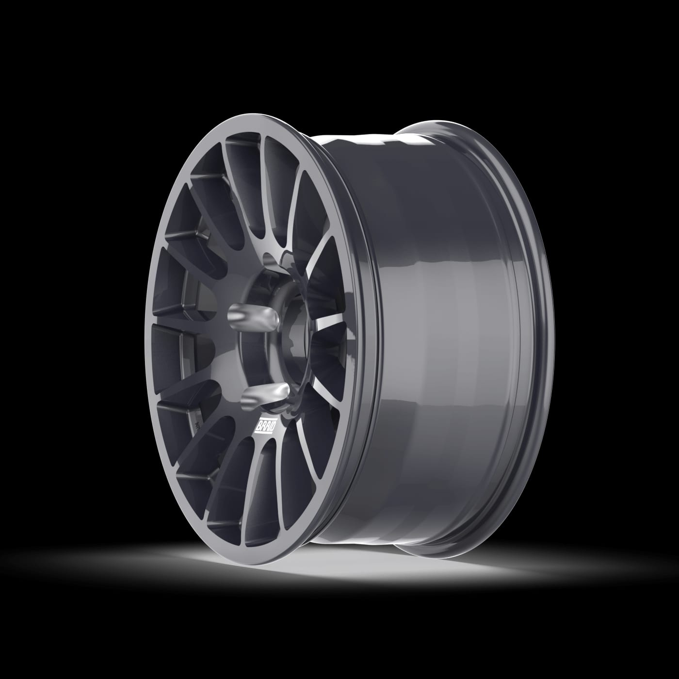 BRAID Winrace-S 17 Zoll Felge für BAW 212 in Anthrazit – Ansicht 3