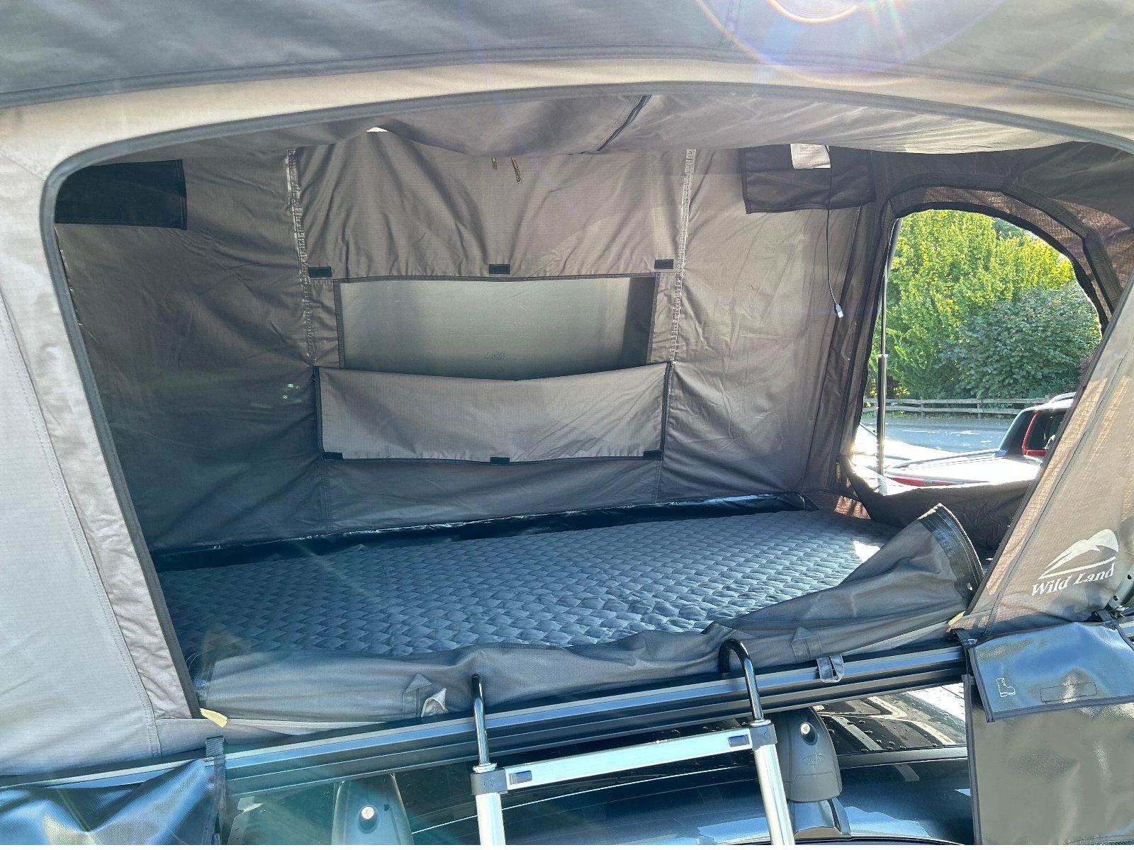 WildLand Desert Cruiser 120 Hardshell Rooftop Tent with Awning