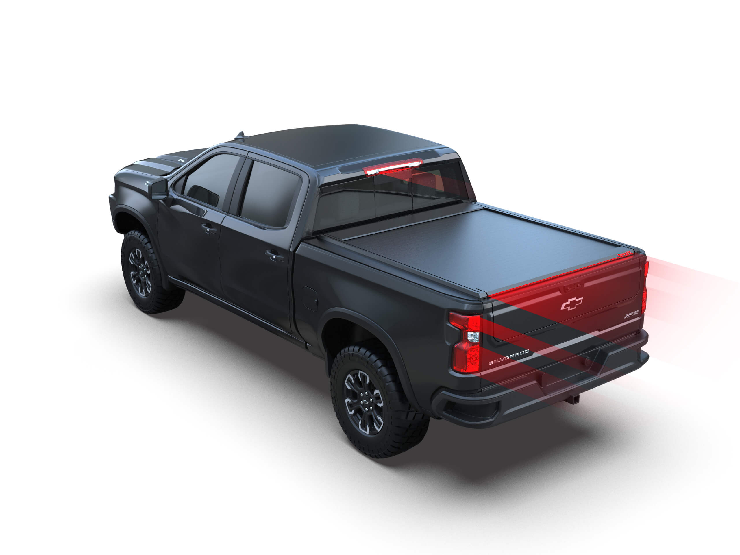 Tessera Roll+ Laderaumabdeckung "Basic" für Chevrolet Silverado 2019+ short bed TESS 1425 ROLL black matt