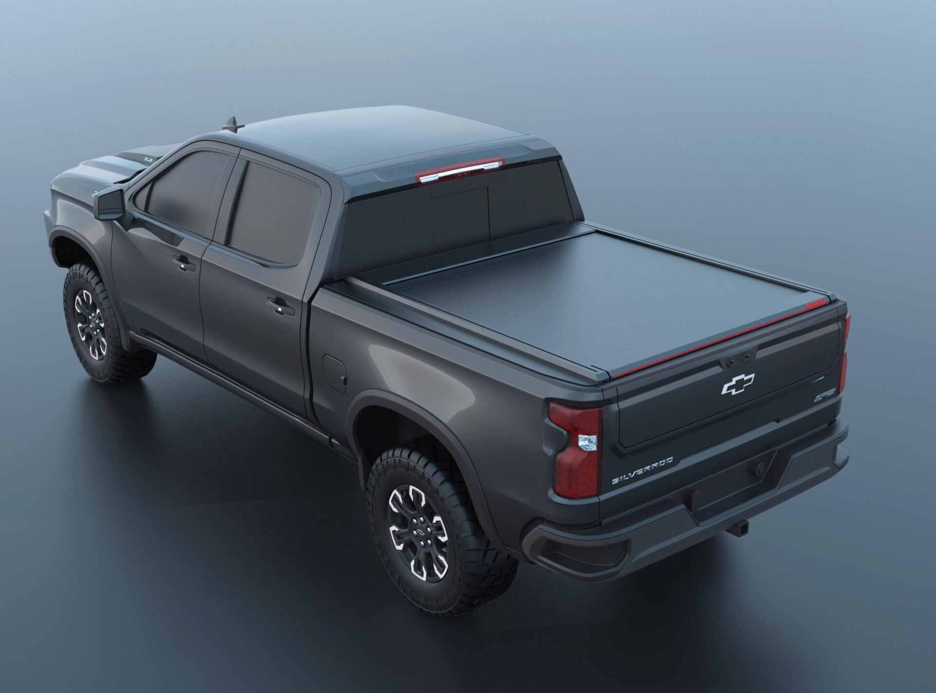 Laderaumabdeckung Tessera SE für Chevrolet Silverado 2019+ short bed TESS 1525 SE black matt