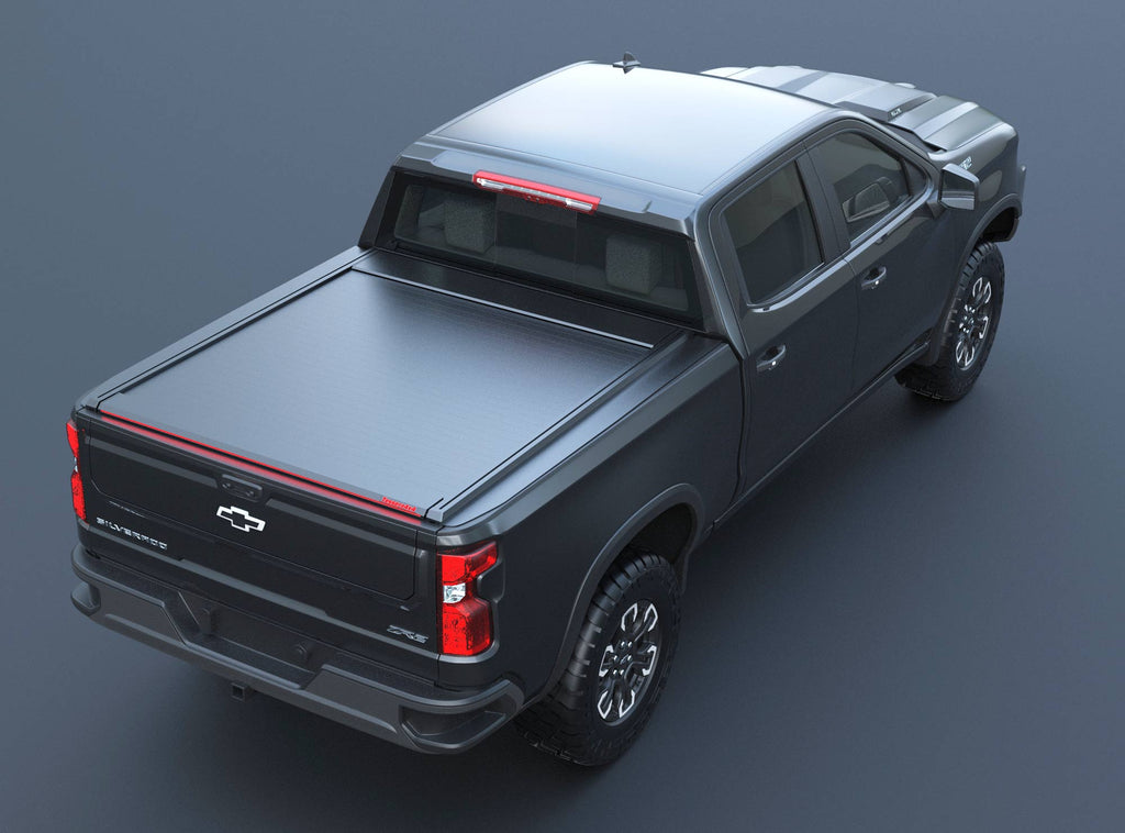 Tessera Roll+ Laderaumabdeckung "Basic" für Chevrolet Silverado 2019+ short bed TESS 1425 ROLL black matt