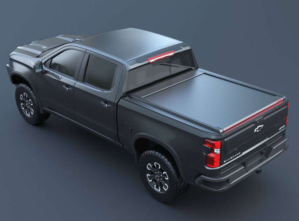 Tessera Roll+ Laderaumabdeckung "Basic" für Chevrolet Silverado 2019+ short bed TESS 1425 ROLL black matt
