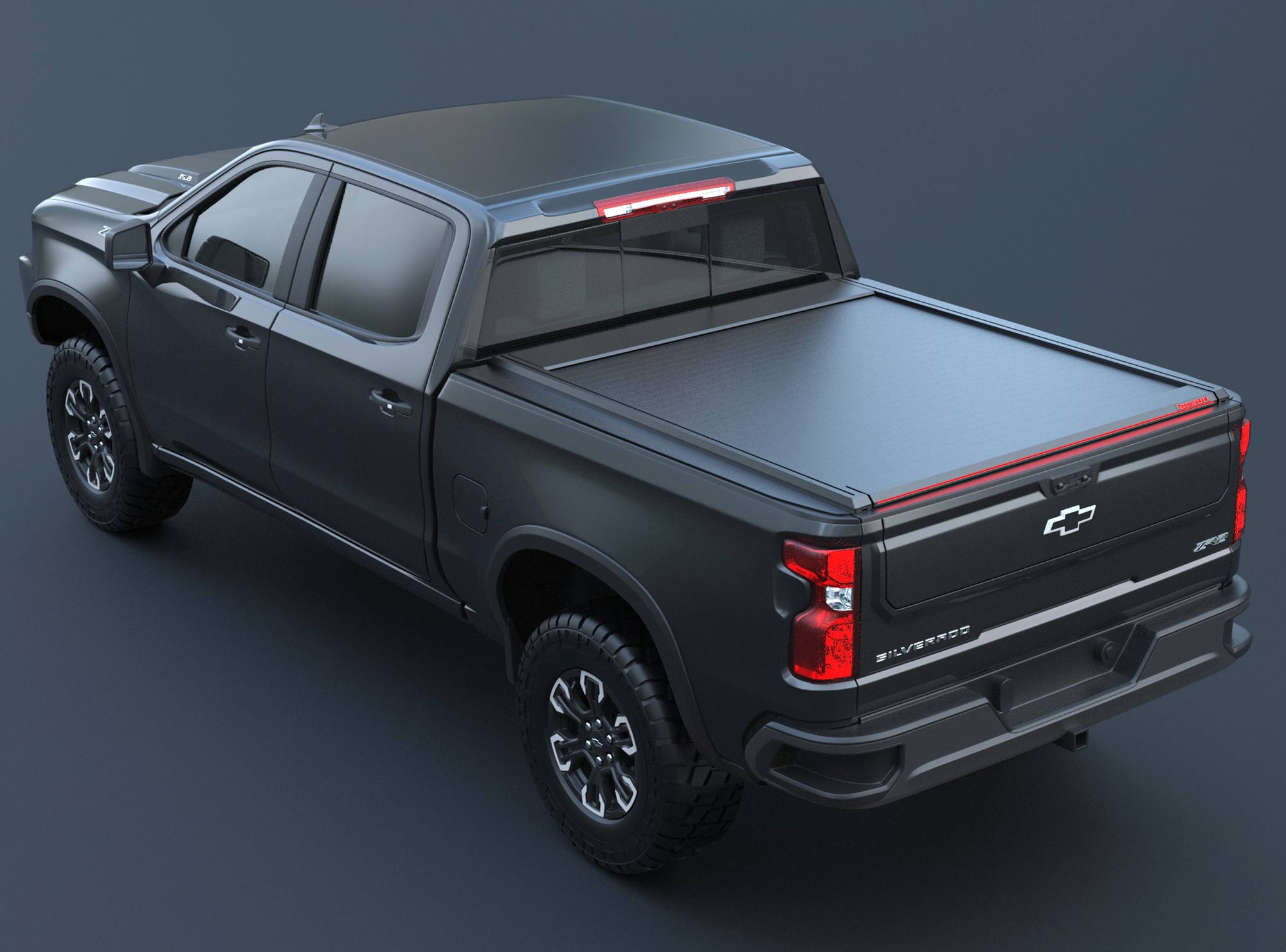 Tessera Roll+ Laderaumabdeckung "Basic" für Chevrolet Silverado 2019+ short bed TESS 1425 ROLL black matt