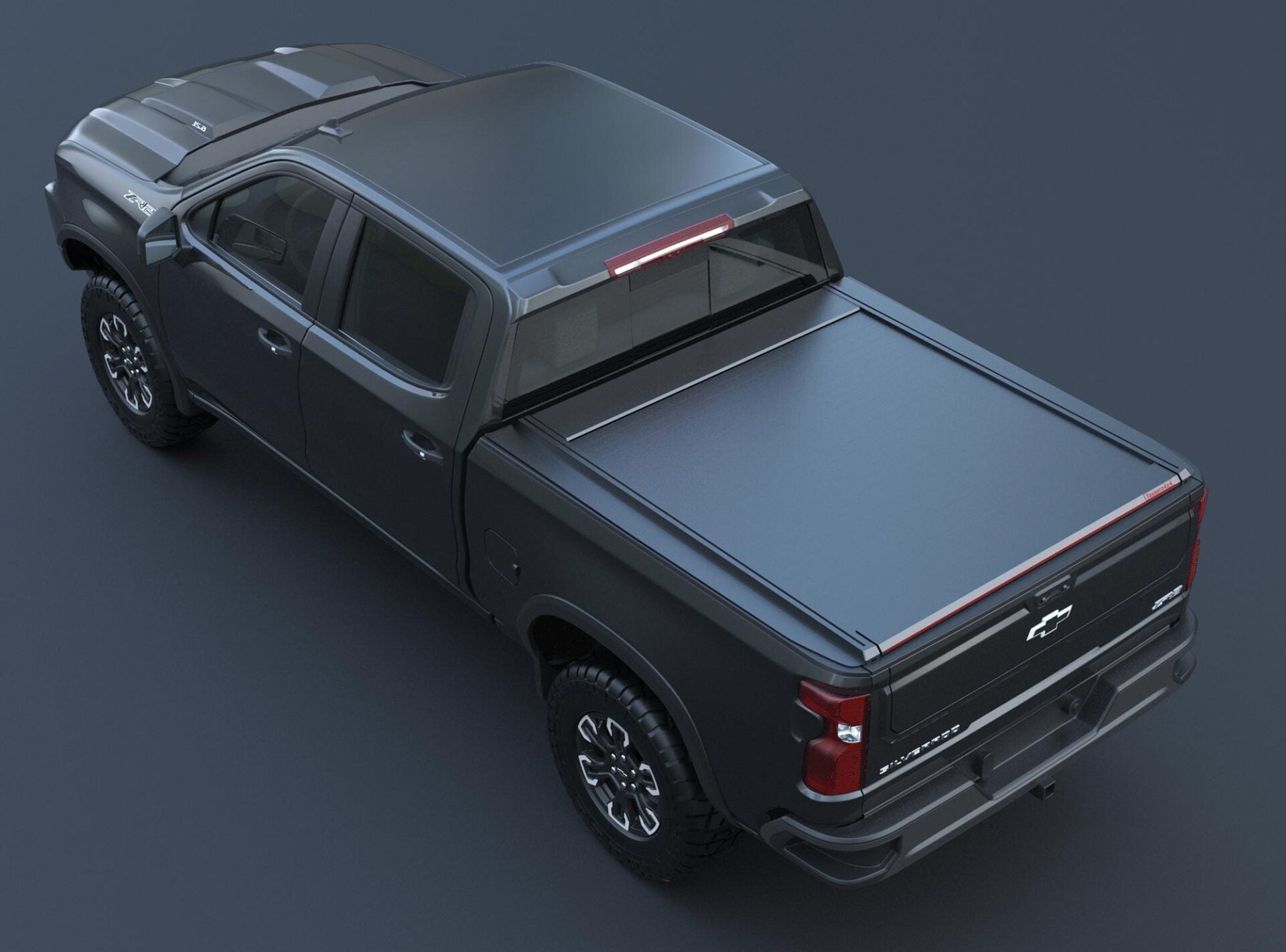 Laderaumabdeckung Tessera SE für Chevrolet Silverado 2019+ short bed TESS 1525 SE black matt