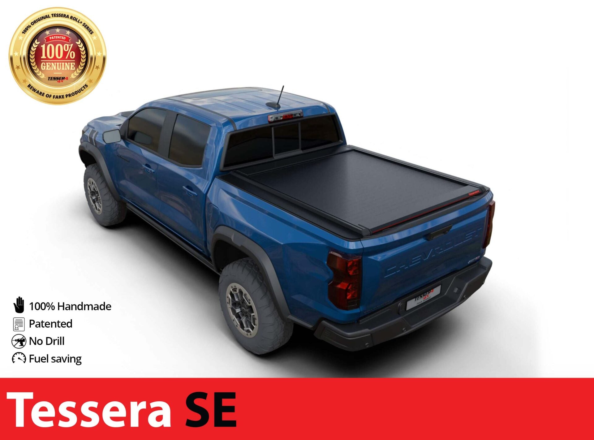 Laderaumabdeckung Tessera SE für Chevrolet Colorado 2023+ short box crew cab TESS 1534 SE black matt