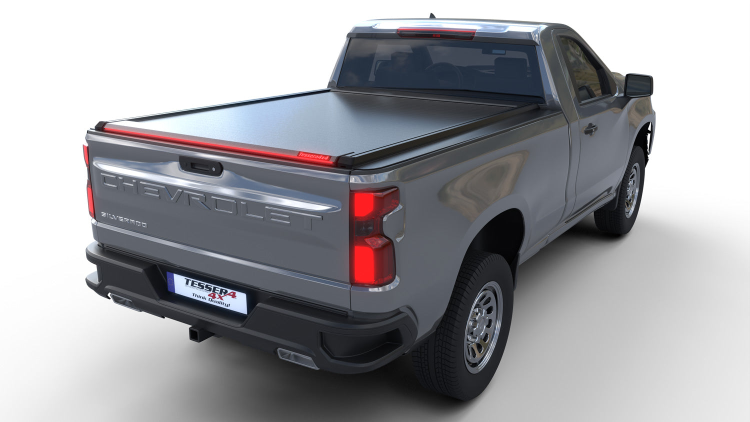 Tessera Roll+ Laderaumabdeckung "Basic" für Chevrolet Silverado 1500 2014-2018 long bed TESS 1452 ROLL black matt
