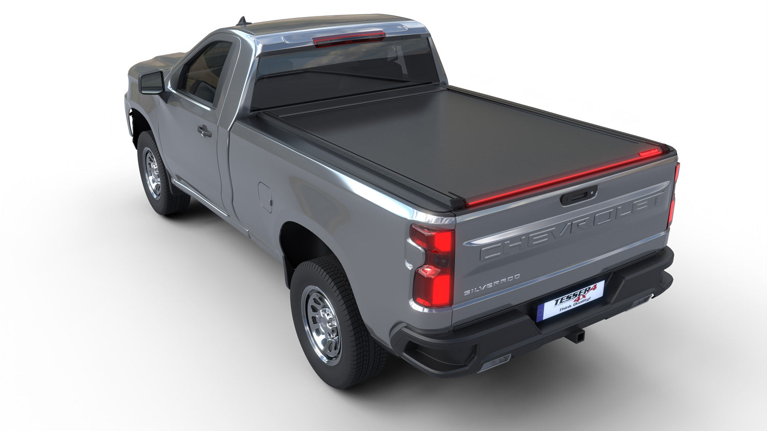 Tessera Roll+ Laderaumabdeckung "Basic" für Chevrolet Silverado 1500 2014-2018 long bed TESS 1452 ROLL black matt
