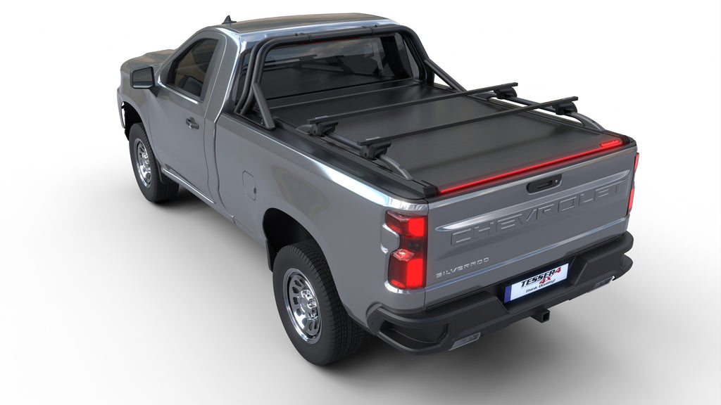 Tessera Roll+ Laderaumabdeckung "Basic" für Chevrolet Silverado 1500 2014-2018 long bed TESS 1452 ROLL black matt