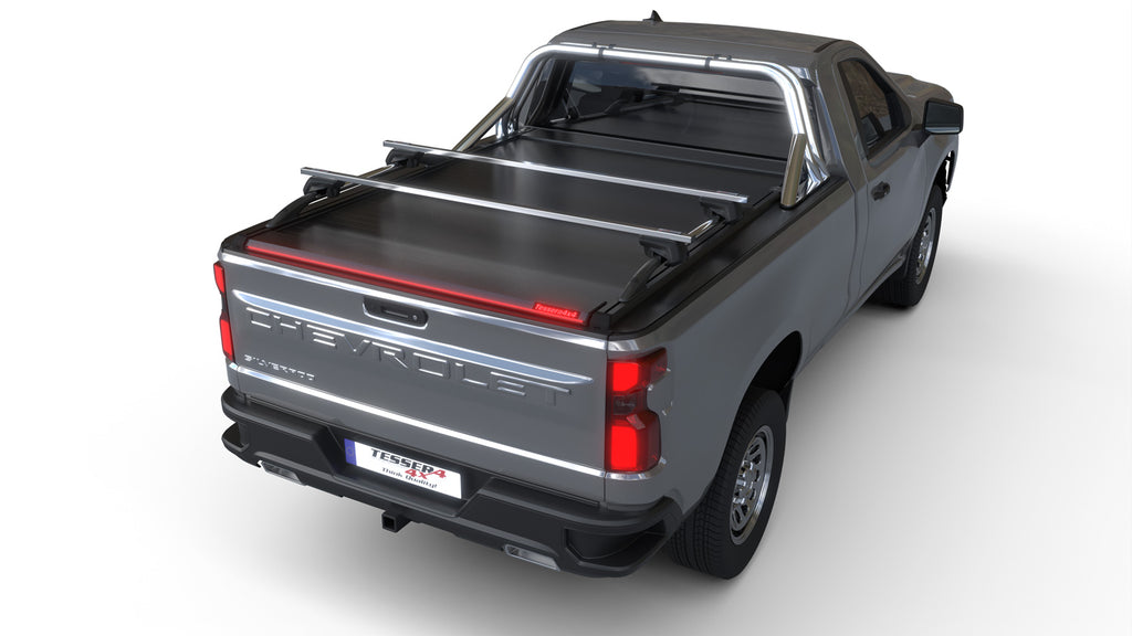 Tessera Roll+ Laderaumabdeckung "Basic" für Chevrolet Silverado 1500 2014-2018 long bed TESS 1452 ROLL black matt