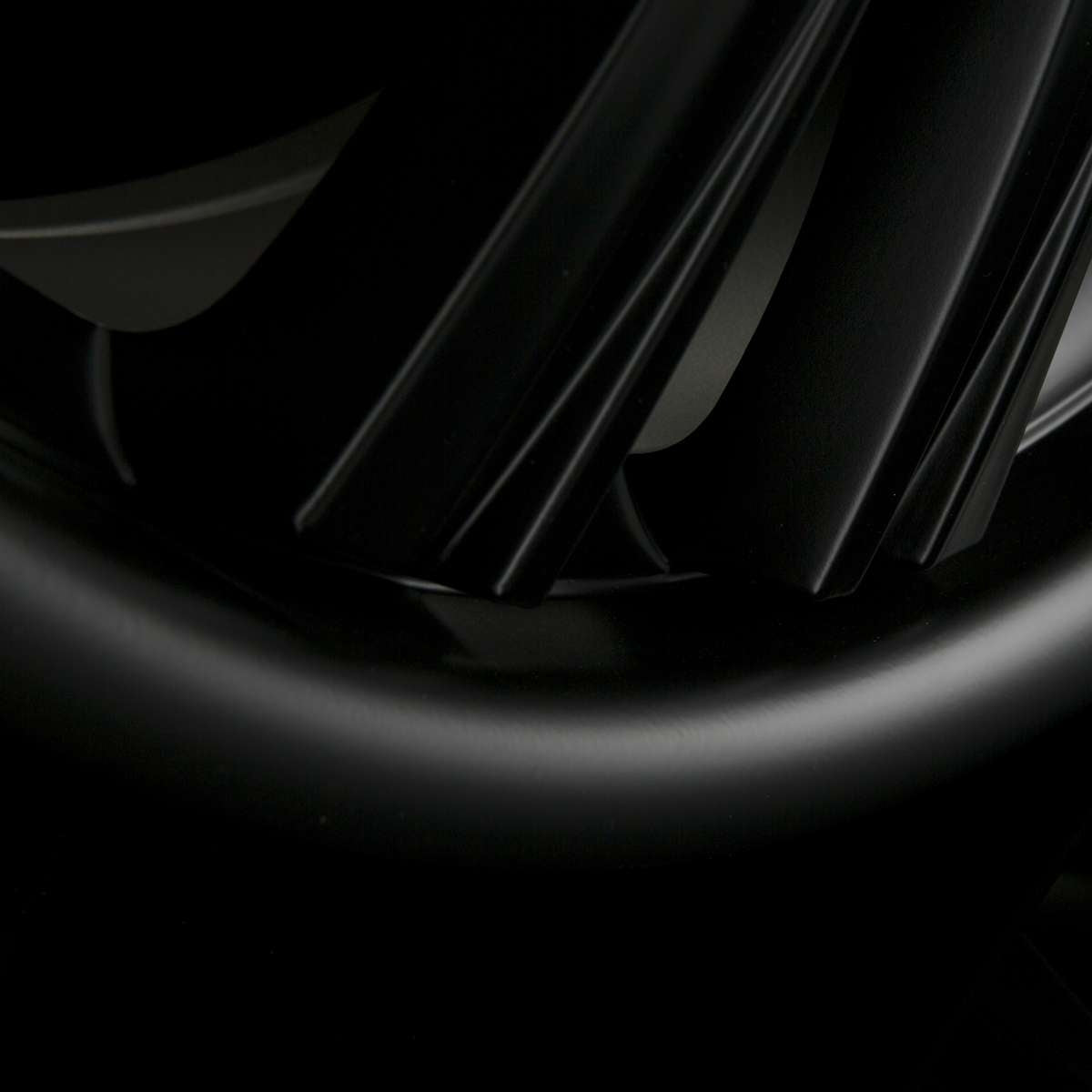 Alloy Wheel Lander12 Matte Black Color:Black with polished rim|Offset:57.5|Inch size:20