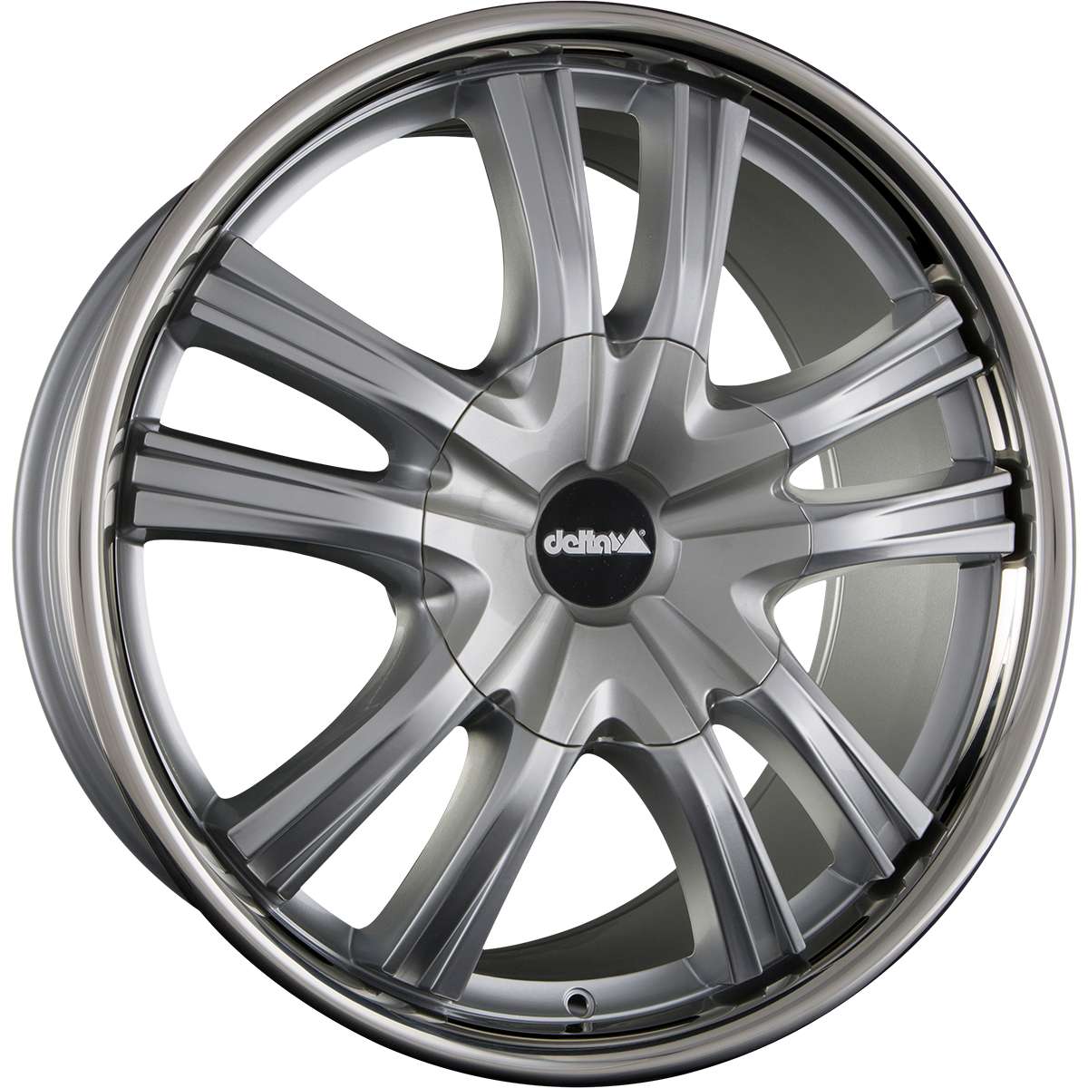 Alurad Lander12 Silber Hornpoliert Farbe:Silber mit poliertem Rand|Einpresstiefe:42|Zollgröße:20