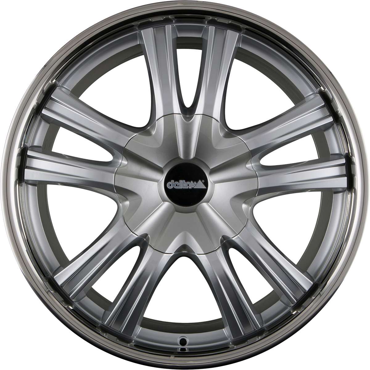 Alurad Lander12 Silber Hornpoliert Farbe:Silber mit poliertem Rand|Einpresstiefe:50|Zollgröße:20