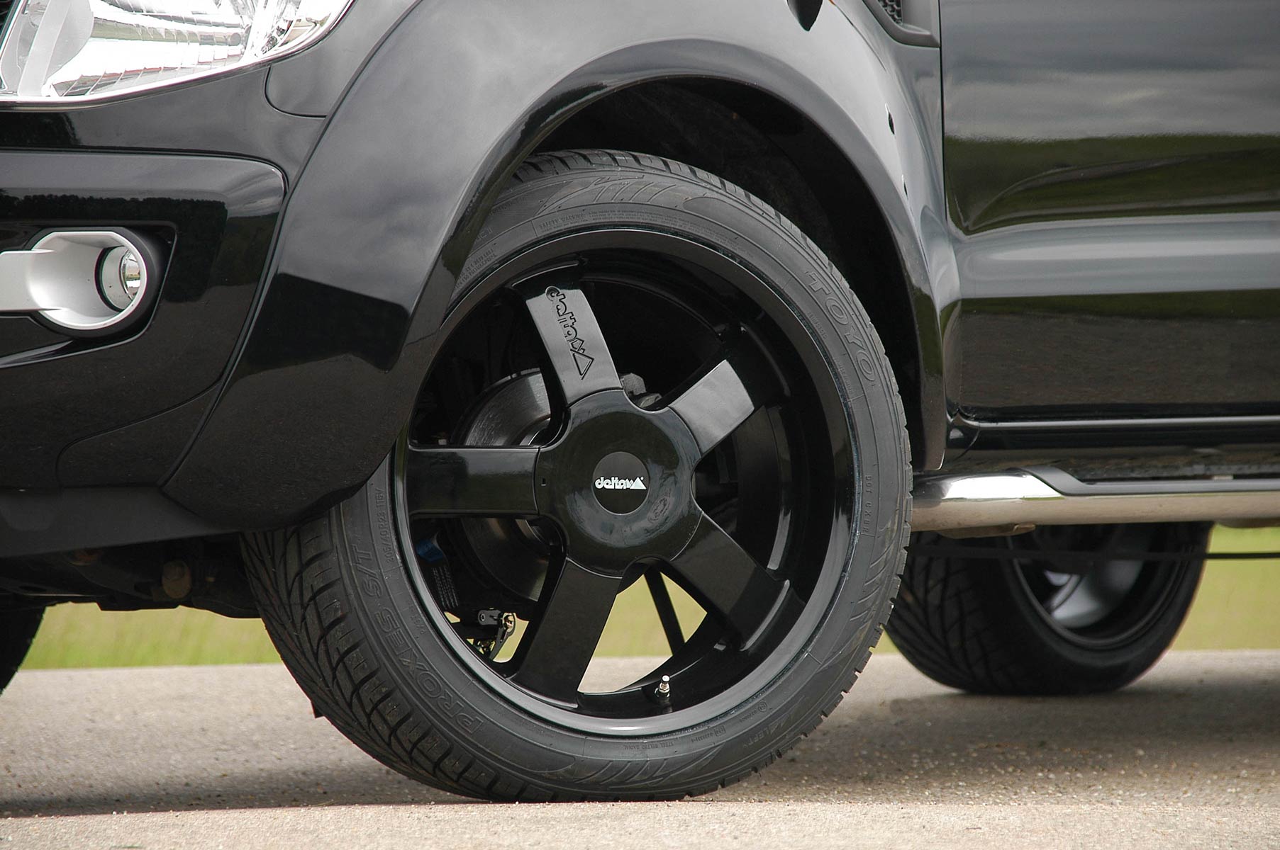 Alurad Elements4 Black Color:Gloss Black|Offset:48|Inch size:23