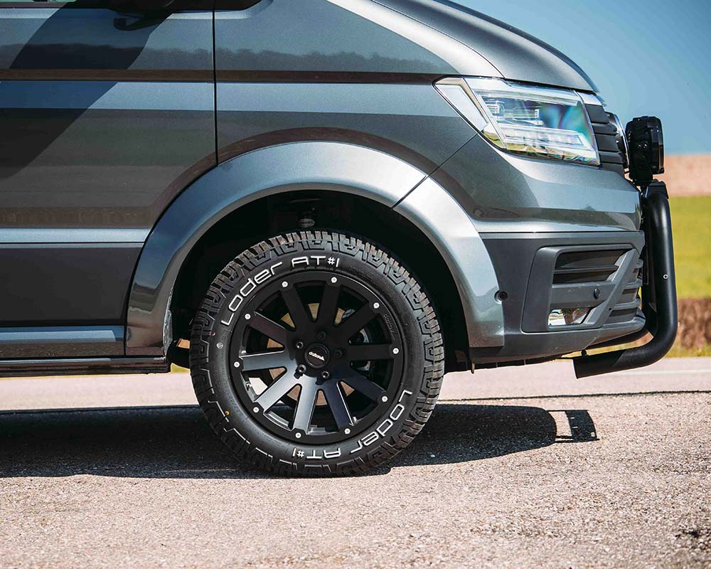 Radabdeckung VW Crafter +35mm