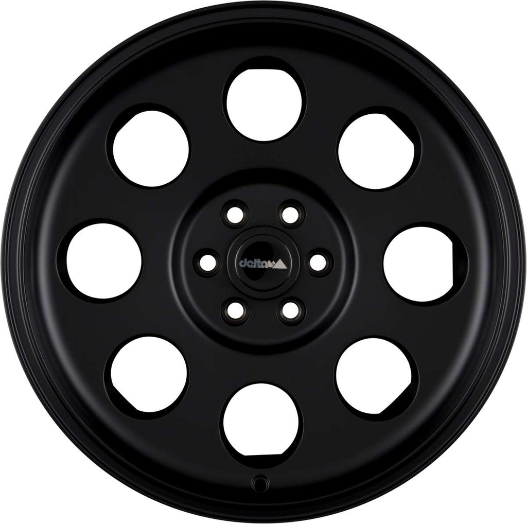 Classic Black Matte Alloy Wheel Color:Black Matte|Offset:25|Inch Size:17