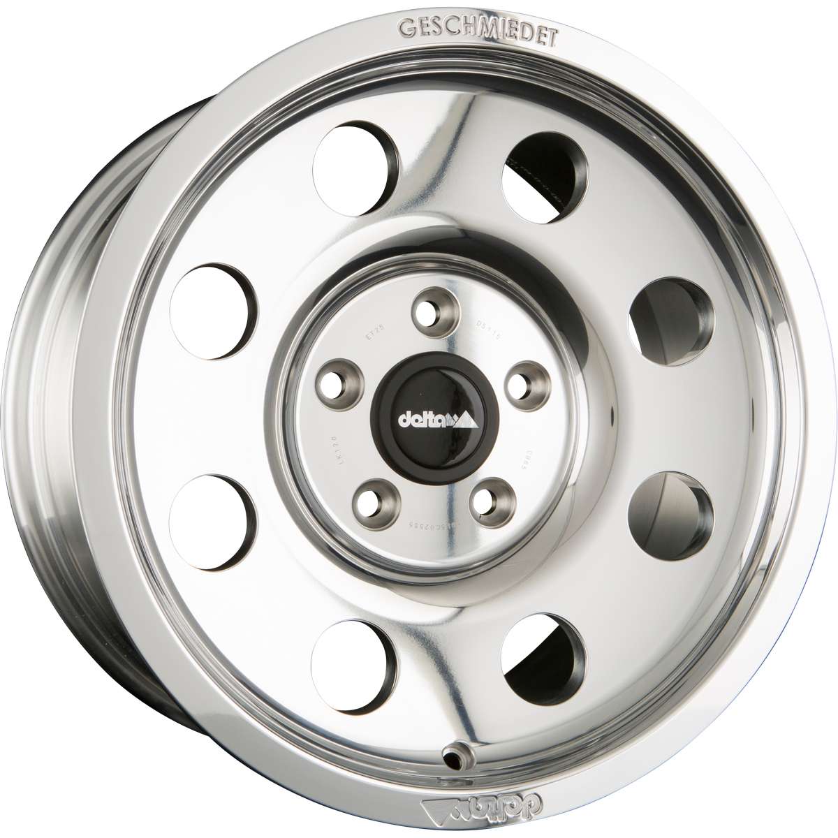 Alloy Wheel LegacyForged Polished Color:Matte Black|Offset:0|Wheel Size:16
