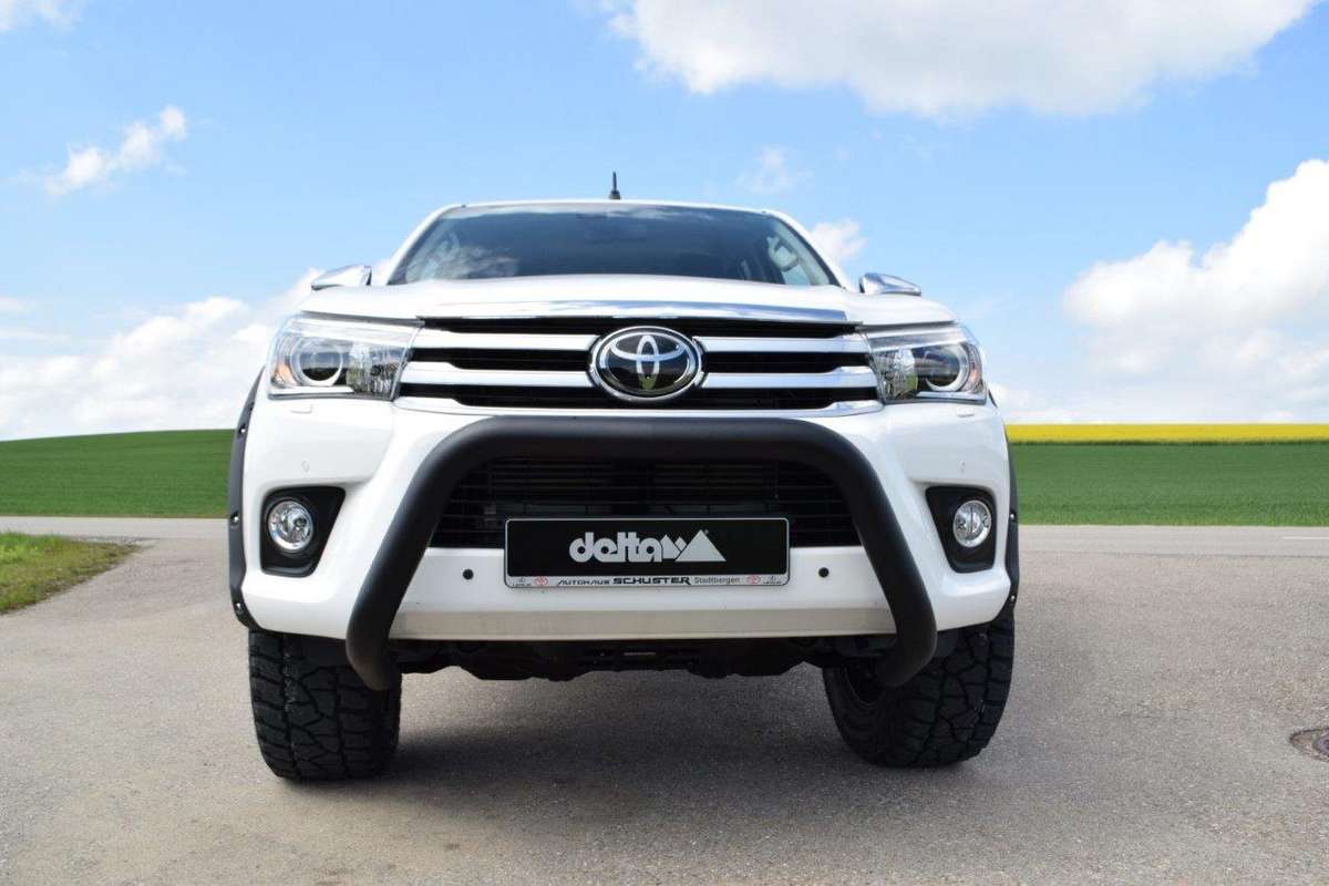 Personenschutzbügel Hilux schwarz matt