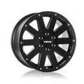 Alurad Hanma 17x8.5 Matte Black Color:Matte Black|Offset:40|Inch size:17