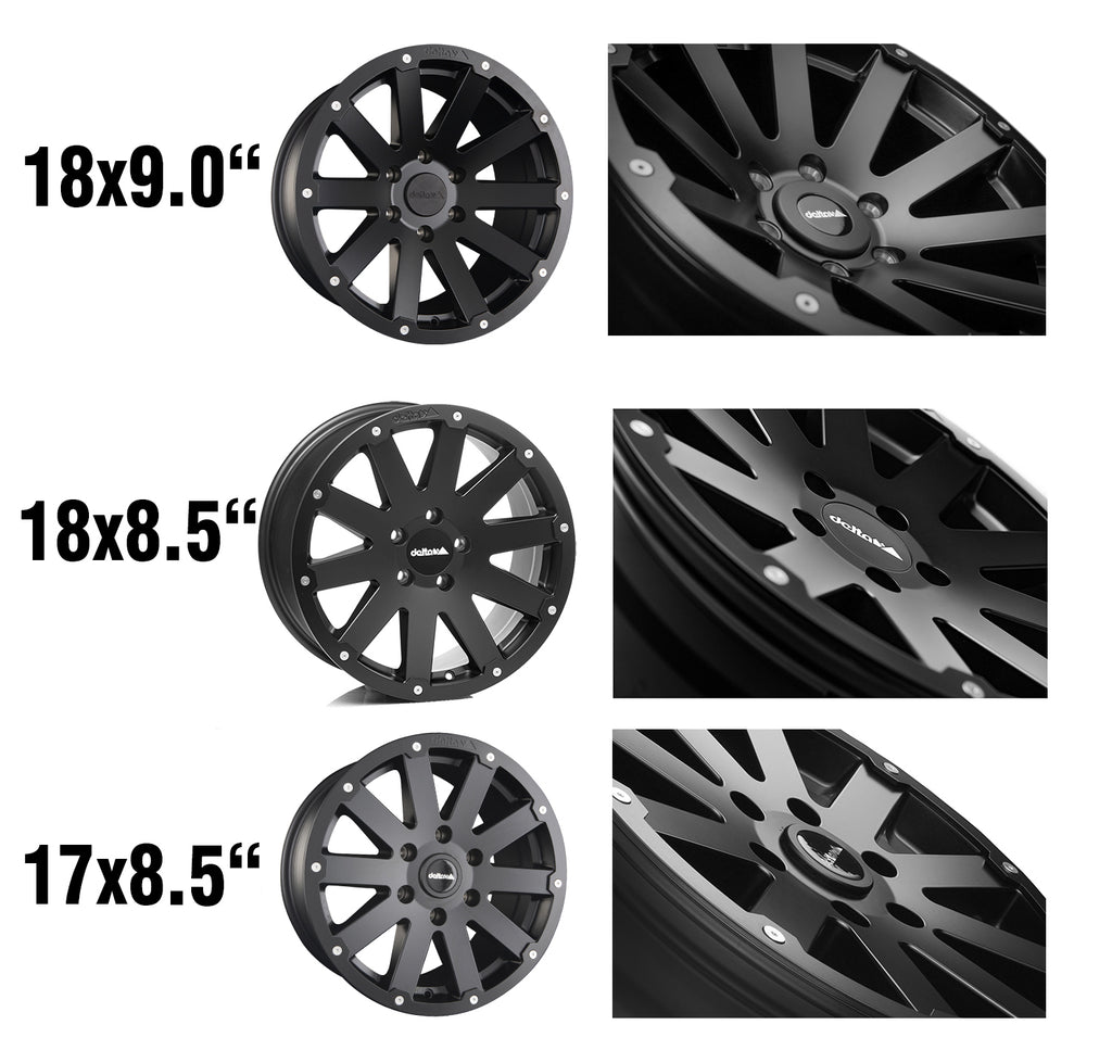 Alurad Hanma Schwarz Matt Farbe:Schwarz Matt|Einpresstiefe:45|Zollgröße:18