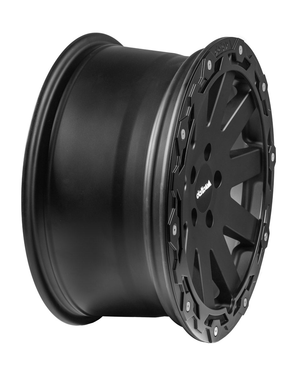 Alurad Hanma Rugged Schwarz Matt Farbe:Schwarz Matt|Einpresstiefe:40|Zollgröße:18