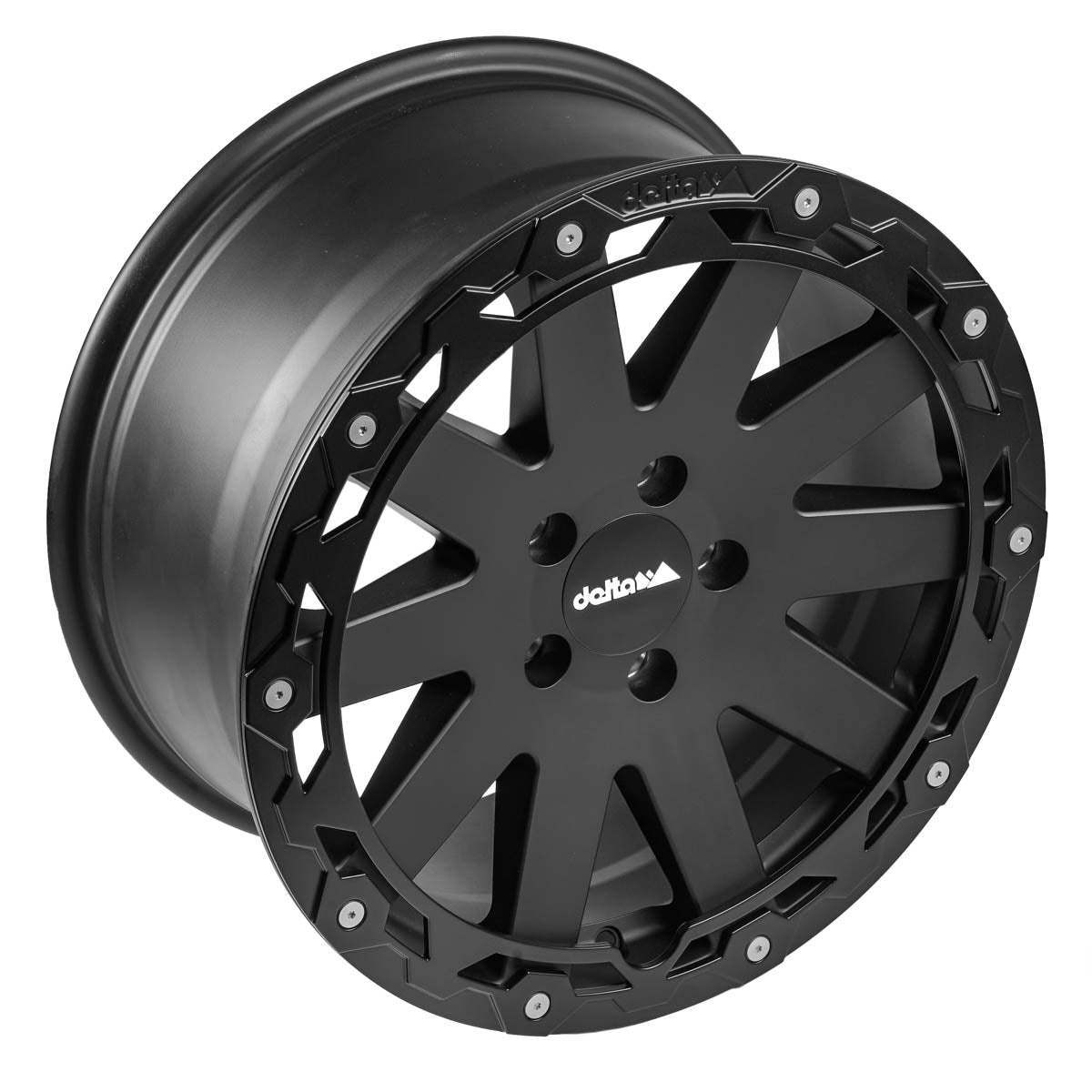 Alurad Hanma Rugged Schwarz Matt Farbe:Schwarz Matt|Einpresstiefe:45|Zollgröße:18