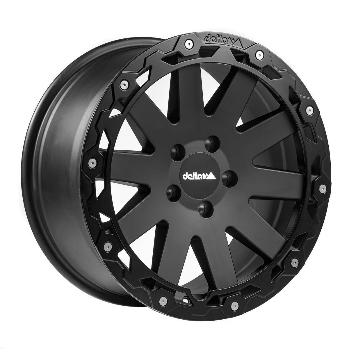 Alurad Hanma Rugged Schwarz Matt Farbe:Schwarz Matt|Einpresstiefe:40|Zollgröße:18