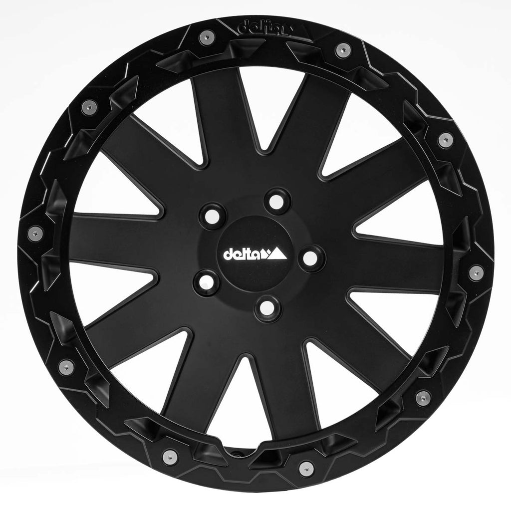 Alurad Hanma Rugged Schwarz Matt Farbe:Schwarz Matt|Einpresstiefe:45|Zollgröße:18