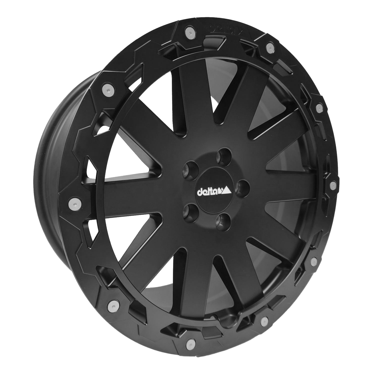 Hanma Rugged Black Matte Alloy Wheel Color:Black Matte|Offset:45|Inch size:18