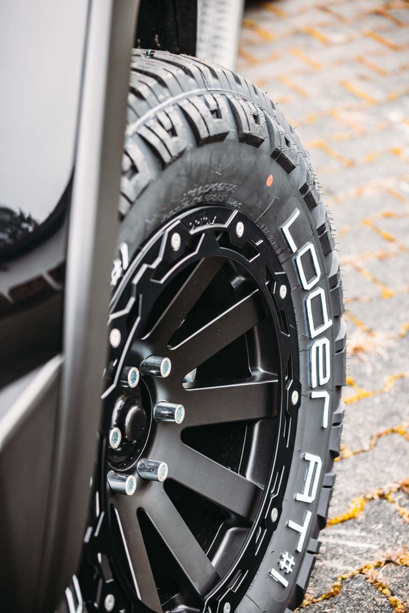 Alurad Hanma 18x9 Rugged Farbe:Schwarz Matt|Einpresstiefe:27|Zollgröße:18