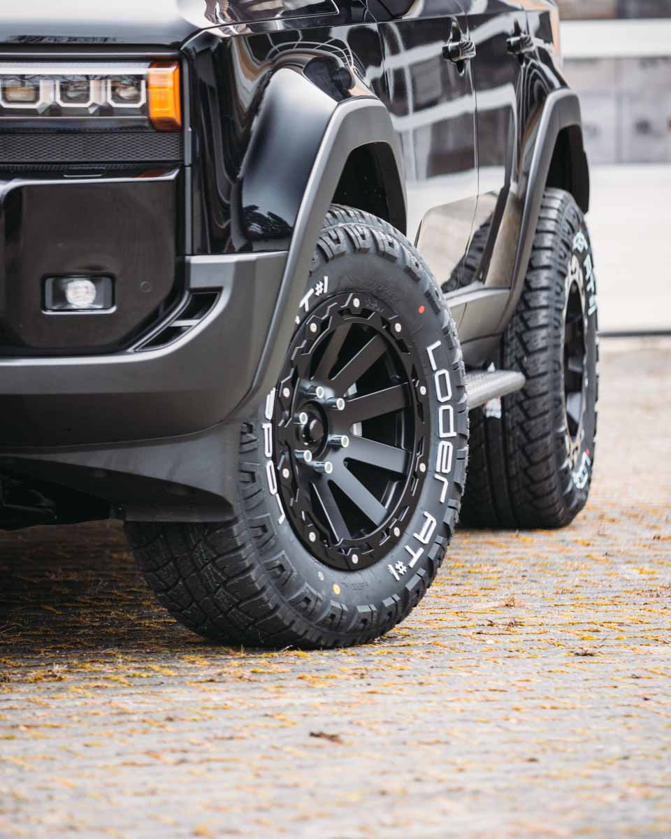 Alurad Hanma 18x9 Rugged Farbe:Schwarz Matt|Einpresstiefe:27|Zollgröße:18