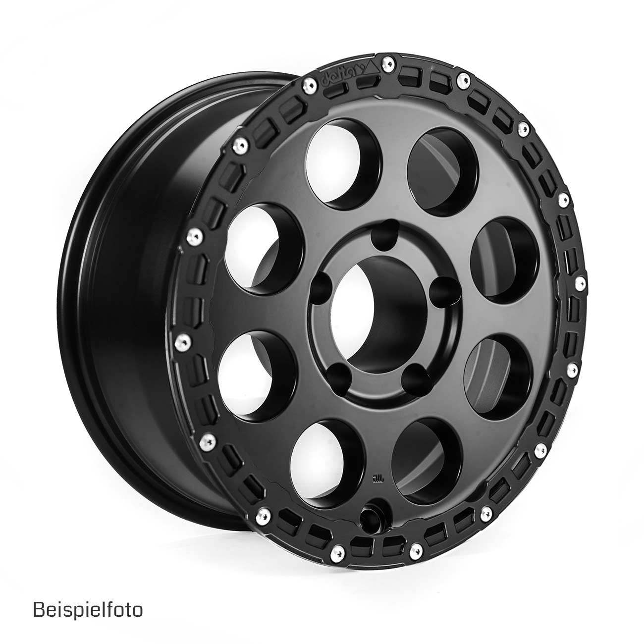 Alurad Klassik_B Rugged Schwarz Matt Farbe:Schwarz Matt|Einpresstiefe:20|Zollgröße:18