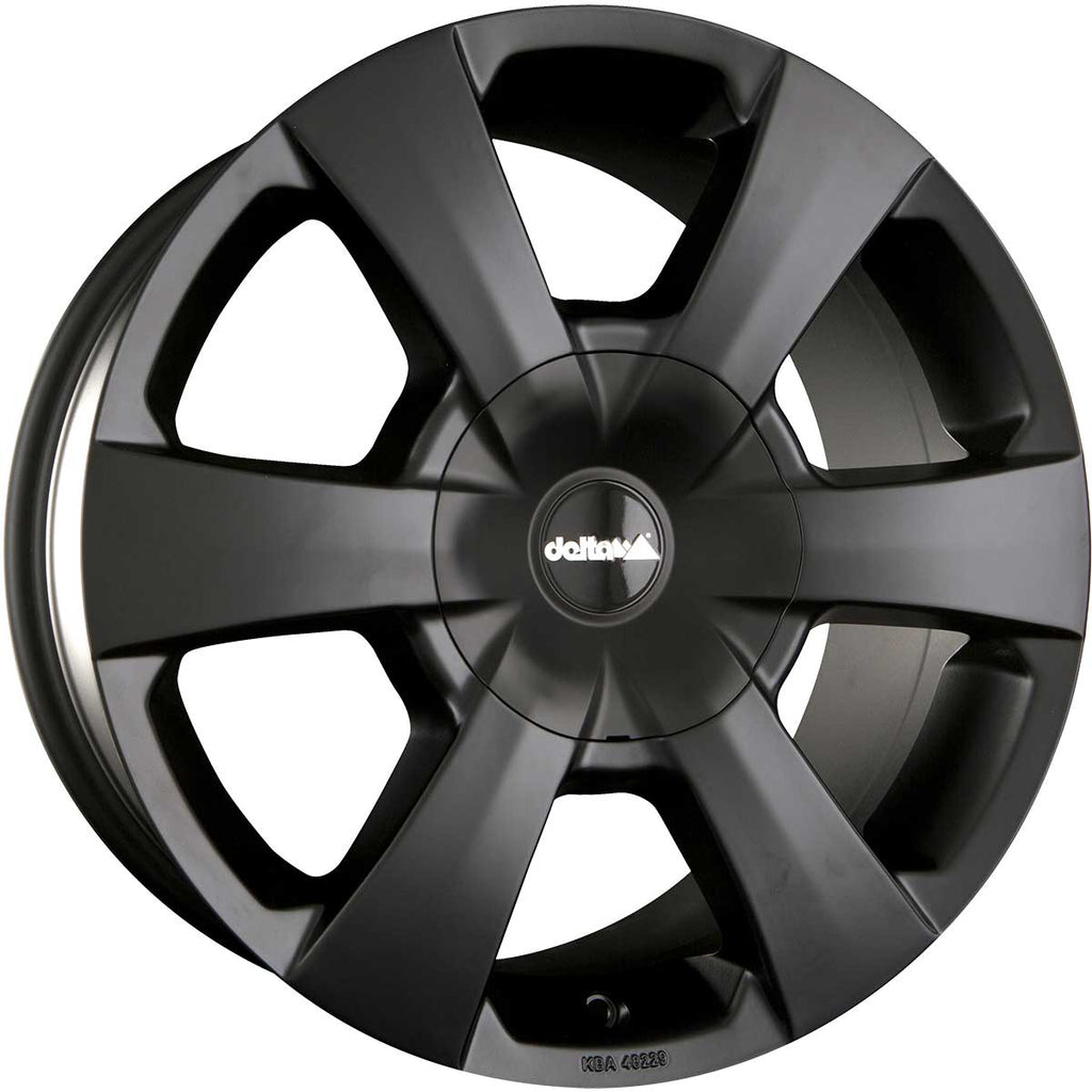 Alloy Wheel WP Black Matte Color:Black Matte|Offset:50|Inch Size:18