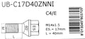 Rim lock Ducato Light