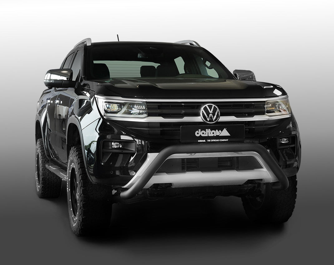 Front Bumper Bar DAKAR Matte Black 70mm