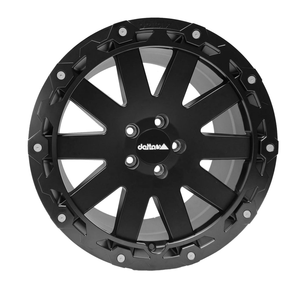 Hanma Rugged Black Matte Alloy Wheel Color:Black Matte|Offset:45|Inch size:18