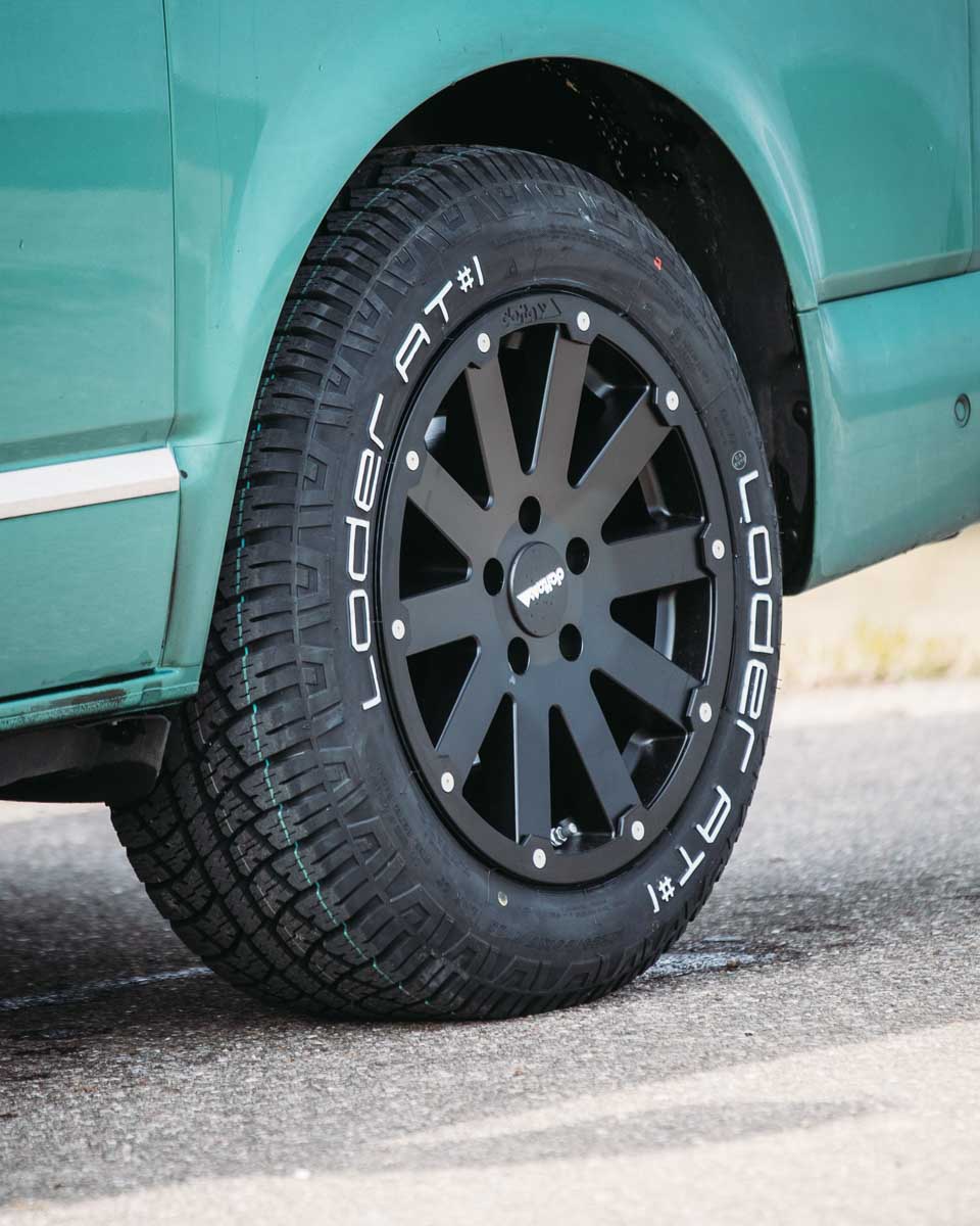 Alloy Wheel Hanma 17" Matte Black Color:Matte Black|Offset:40|Inch Size:17